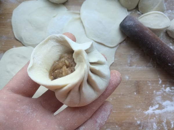 Beef and Radish Stuffed Buns recipe