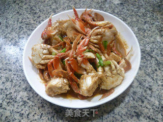 Stir-fried Flower Crab recipe