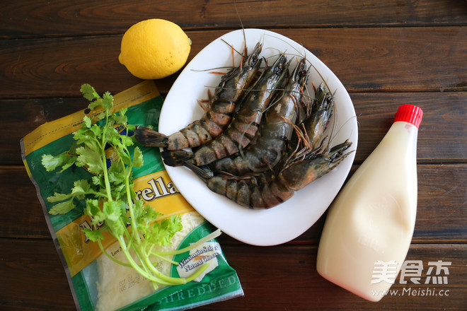 Lemon Scented Grilled Cheese Prawns recipe