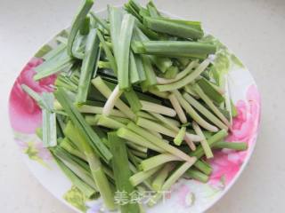 Stir-fried Bean Curd with Leek in Oyster Sauce recipe