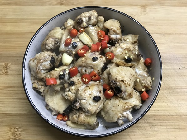 Chicken Wings with Green Pepper and Black Bean Sauce recipe
