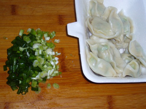 Fried Dumplings with Chives recipe