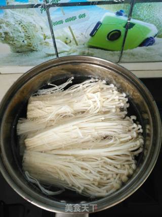 Chopped Pepper Enoki Mushroom recipe