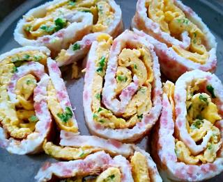 Two-color Egg Rolls recipe