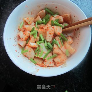 Chili Powder Mixed with Radish recipe