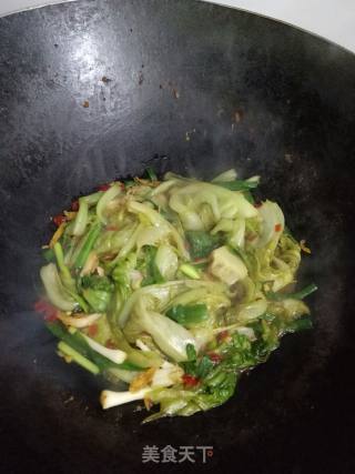 Stir-fried Lettuce with Garlic Sprouts recipe