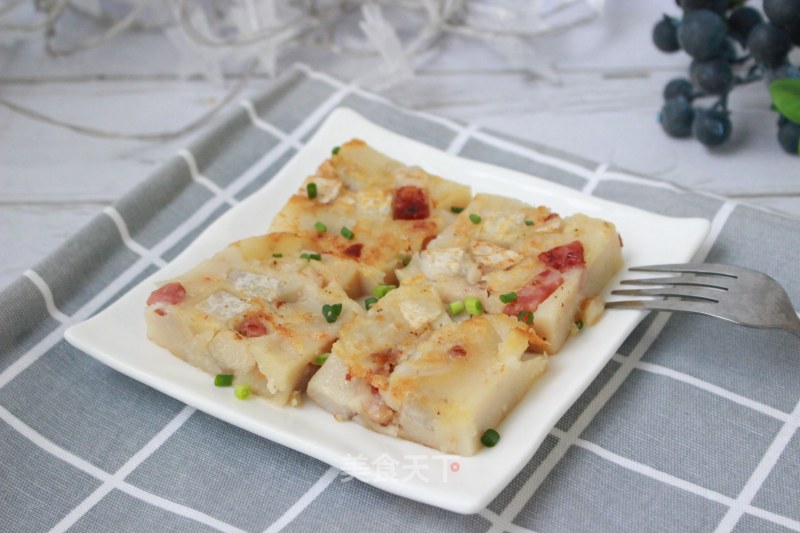 Pan-fried Taro Cake recipe