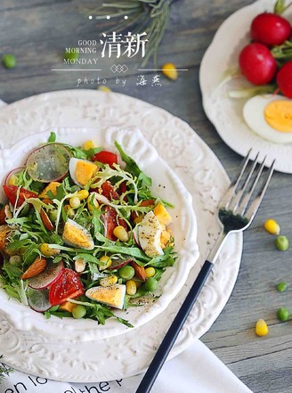 Egg and Mixed Vegetable Salad