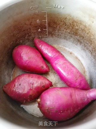 Purple Sweet Potato Tea Towel Twist recipe