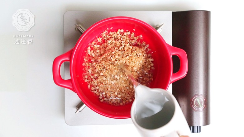 Brown Rice and Coix Seed Yam Porridge recipe