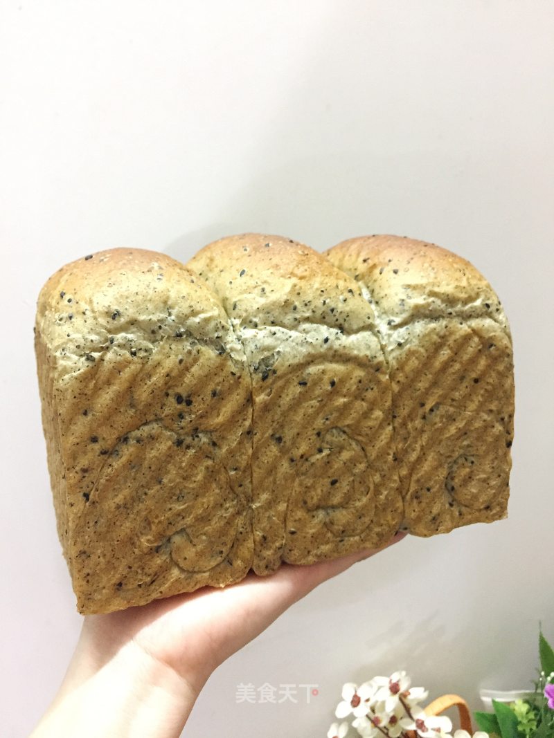 #四节baking Contest Cum是爱吃节#black Sesame Toast recipe