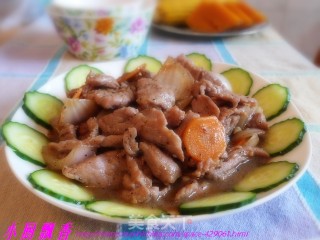 Fried Beef Slices with Onions recipe