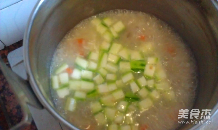 Crab Vermicelli Melon Porridge recipe