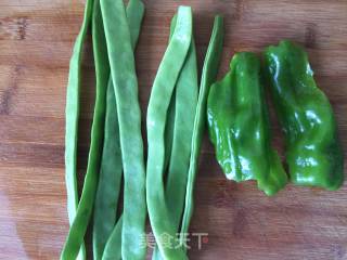 Stir-fried Sword Beans (reduced Fat Meal) recipe