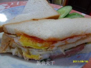 Easy Sandwich Breakfast recipe