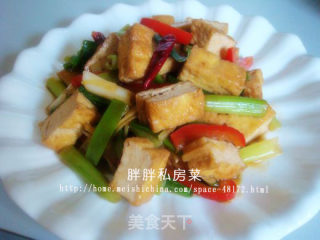 Homemade Tofu with Scallions recipe