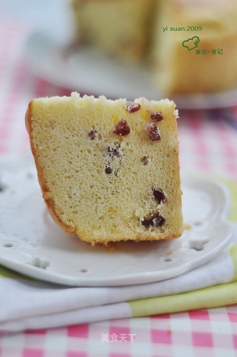 Cranberry Chiffon Cake recipe
