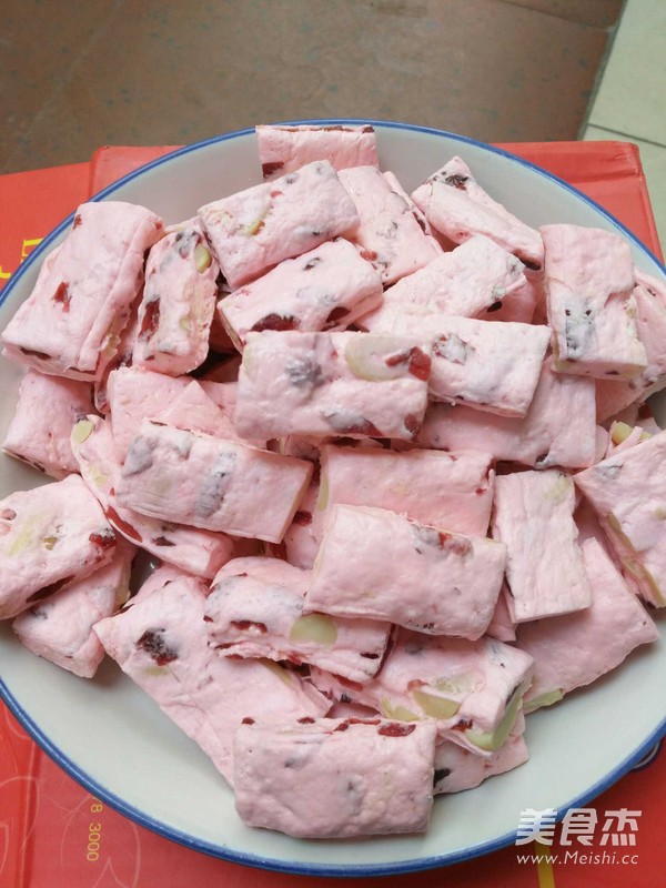 Cranberry Peanut Nougat recipe