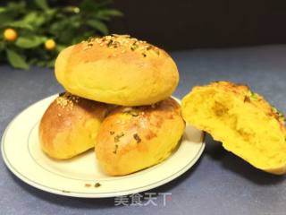 Pork Floss Carrot Buns recipe