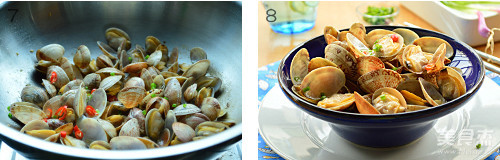 Oil Popped Clams recipe