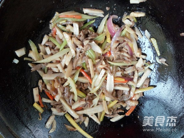 Stir-fried Vegetables with Beef recipe