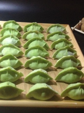 The Birth of Spinach Dumplings recipe