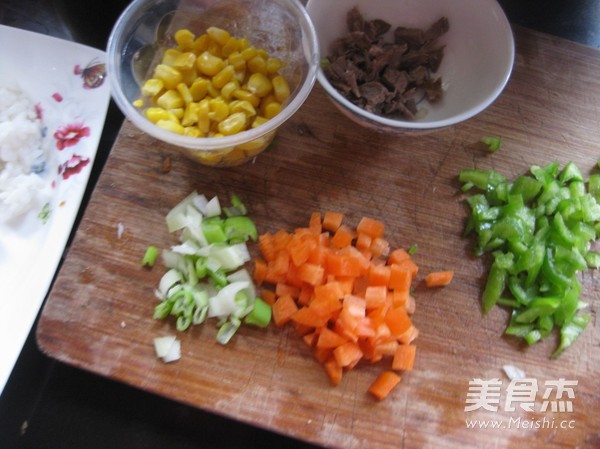 Beef Corn Fried Rice recipe