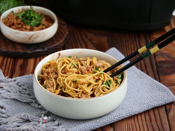 Noodles with Meat Sauce recipe