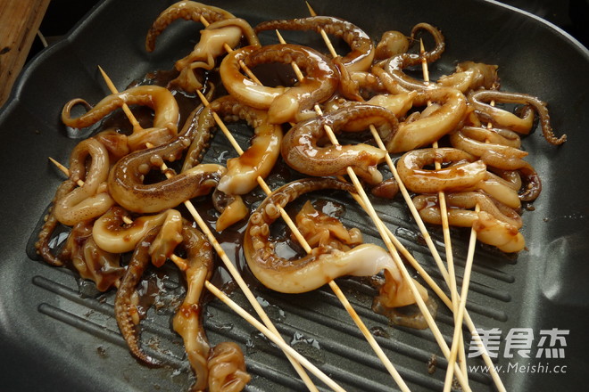 Stir-fried Squid with Sauce recipe