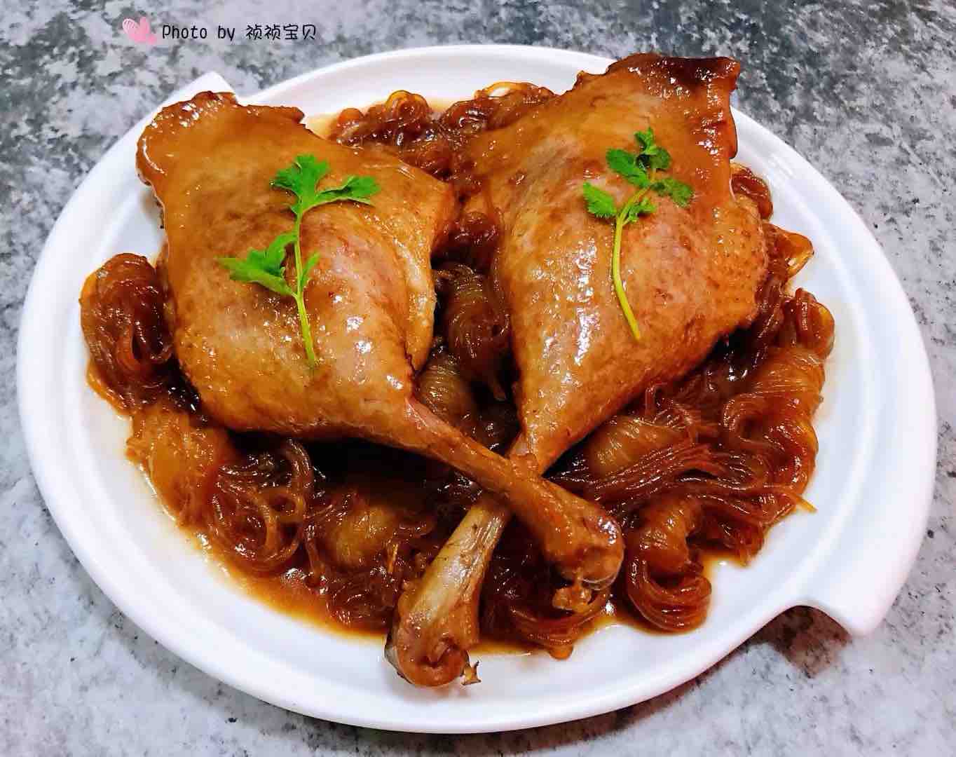 Roasted Duck Leg with Konjac recipe