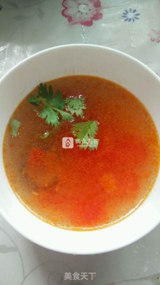 Tomato Sirloin Soup (clear) recipe