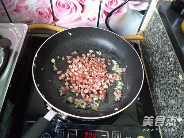Fried Rice with Barbecued Pork recipe