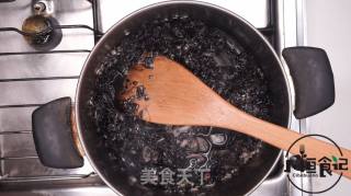 Cuttlefish Stewed Rice-croatian, Italian Traditional Home Cooking recipe