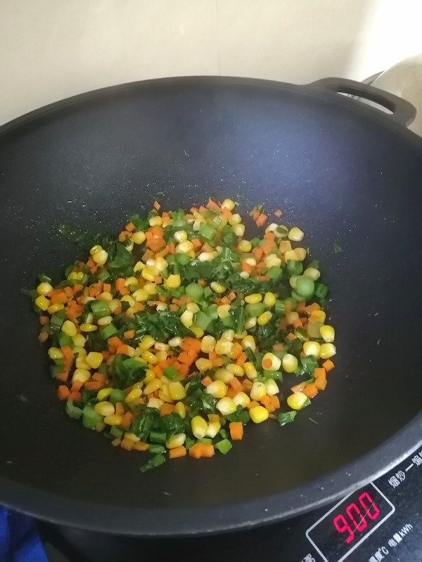 Simple and Delicious~~ Fried Rice with Mixed Vegetables recipe