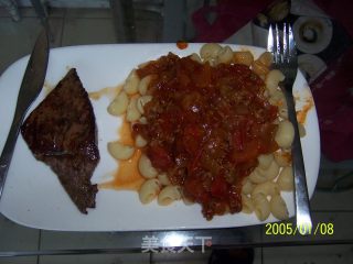 Steak Spaghetti recipe