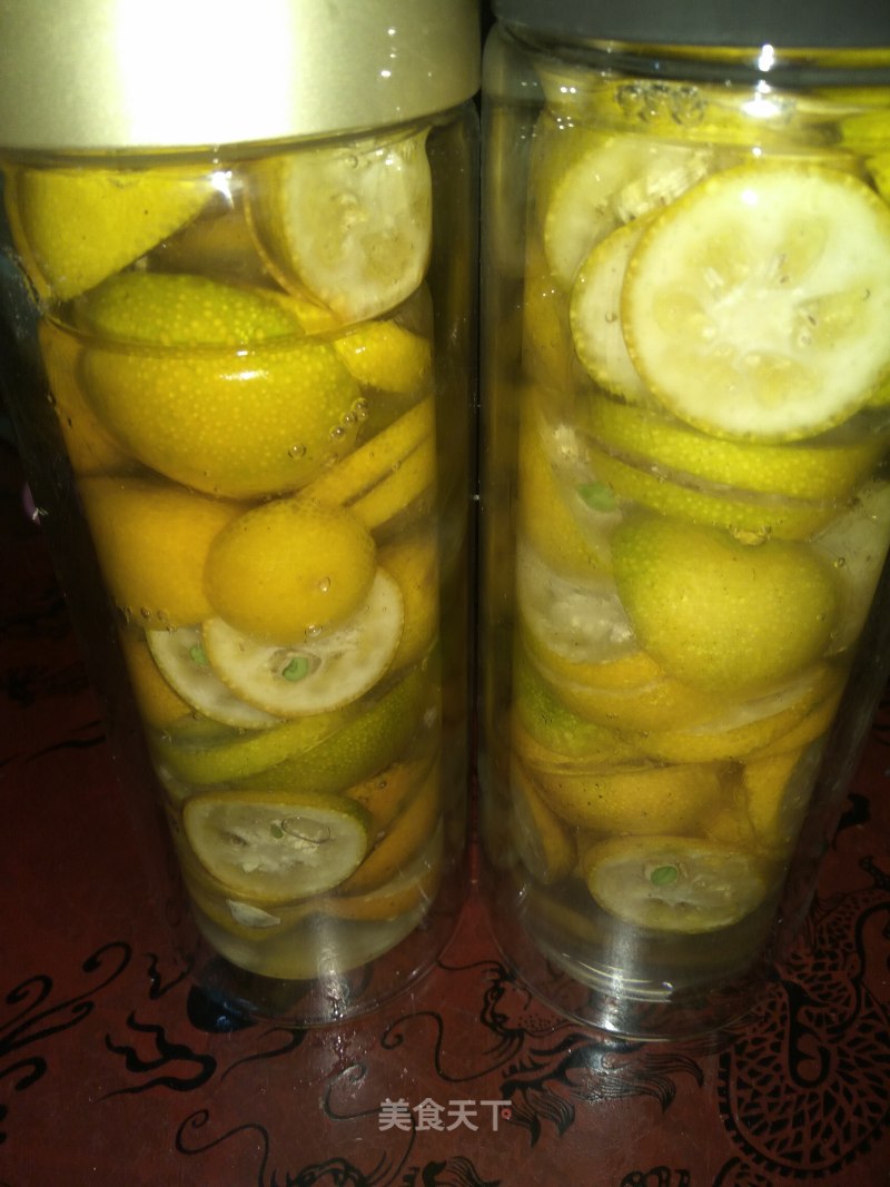 Honey Kumquat Fruit Tea recipe