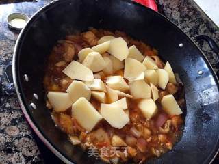 Large Plate Chicken Belt Noodles (simple Version) recipe