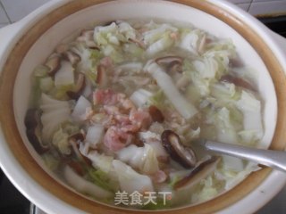 Chicken Shredded Cabbage Tofu Soup recipe