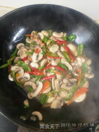 Colored Pepper Mushroom recipe