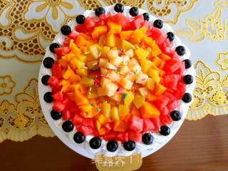 Eight Inch Fruit Cake recipe