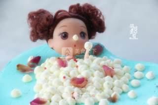 Barbie Bubble Bath Cake recipe