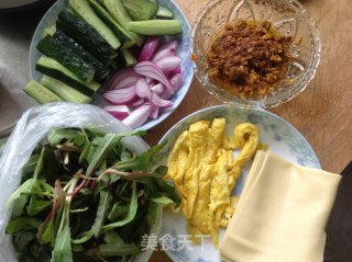 Wild Vegetable Tofu Roll recipe