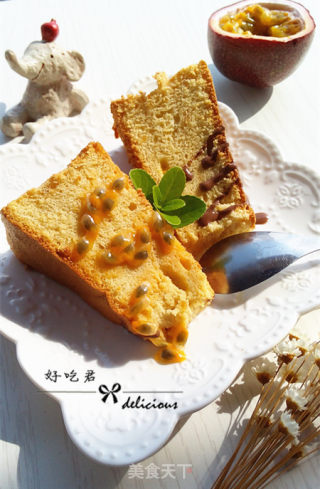 #新良第一节烤大赛# Caramel Passion Fruit Chiffon recipe