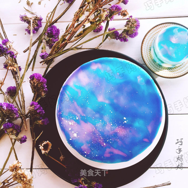 Give You A Piece of Starry Sky, Just Because You are The Person I Care about The Most-starry Sky Cake recipe