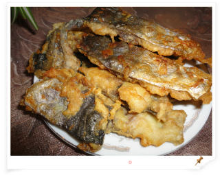 Pan-fried Spanish Mackerel Skin recipe