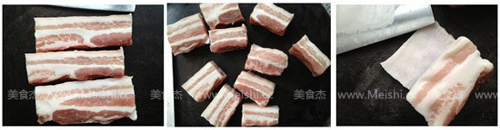 Pan-fried Pork Belly with Shrimp Paste recipe