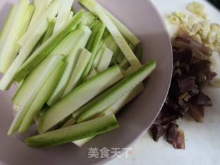Zucchini Fried Bacon recipe