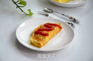 Celery Tuna Omelette Rice recipe