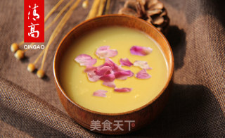 I Would Like to Drink Yellow Rice Porridge with Rose Rock Sugar, Which is More Beautiful and Nourishing Than Flower Viewing. recipe