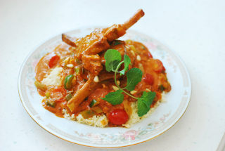 Couscous Curry Lamb Chops recipe